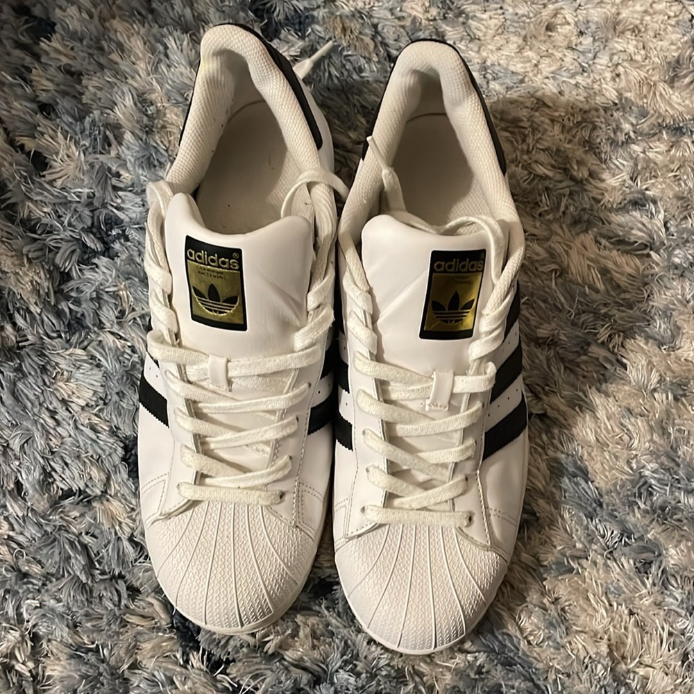 Adidas White and Black Sneakers